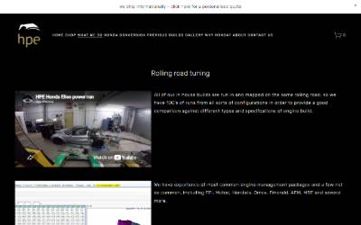 Website preview for HPE