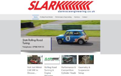 Website preview for Slark Rolling Road Tuning
