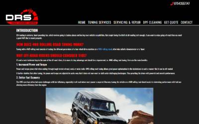 Website preview for Derby Remapping Services Ltd - DRS Tuning