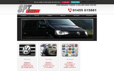 Website preview for SP Tuning Ltd
