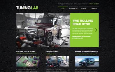 Website preview for Tuning Lab - Remapping & Dyno
