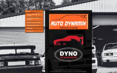 Website preview for Auto Dynamix