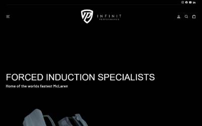 Website preview for Infinit Performance