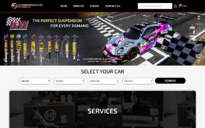 Top of the website for Underground Division