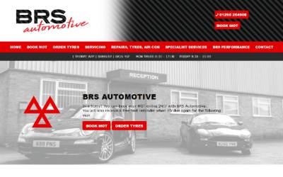 Website preview for BRS Automotive