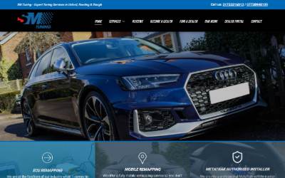 Website preview for SM Tuning