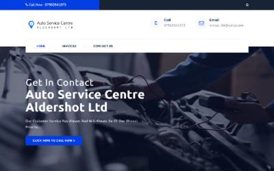 Website preview for Auto Service Centre Aldershot Ltd