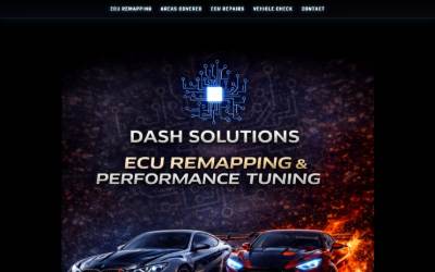 Website preview for Dash Solutions UK