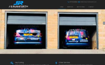 Website preview for JS Rushforth Auto Diagnostics