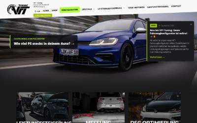 Website preview for VFT Tuning GmbH