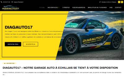 Website preview for DIAGAUTO17 – Reprogrammation & Diagnostic Auto