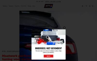 Website preview for MTR Performance NL