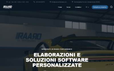 Website preview for RAARO Performance