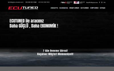 Website preview for ECUTUNED Corum