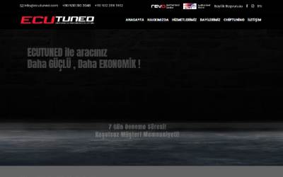 Website preview for ECUTUNED Kocaeli Gebze