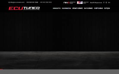 Website preview for ECUTUNED Mersin