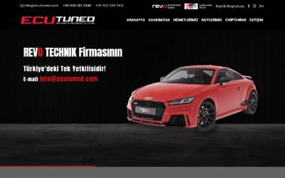 Website preview for ECUTUNED Trabzon