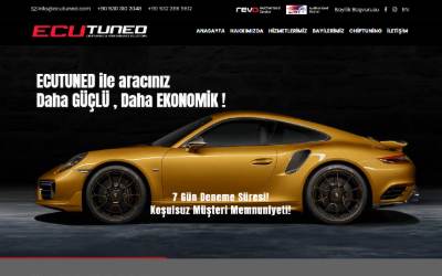 Website preview for ECUTUNED Usak