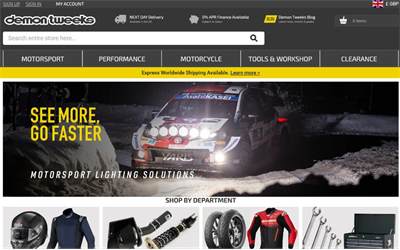Website preview for Demon Tweeks